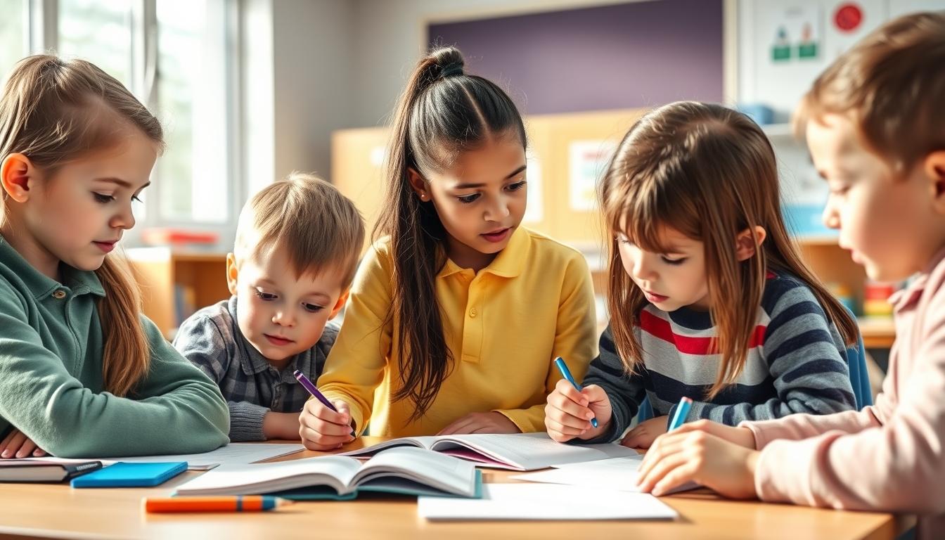 Student preparing for exams with study materials